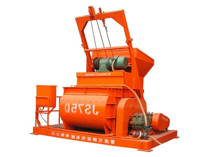 JS750 double horizontal shaft forced mixer